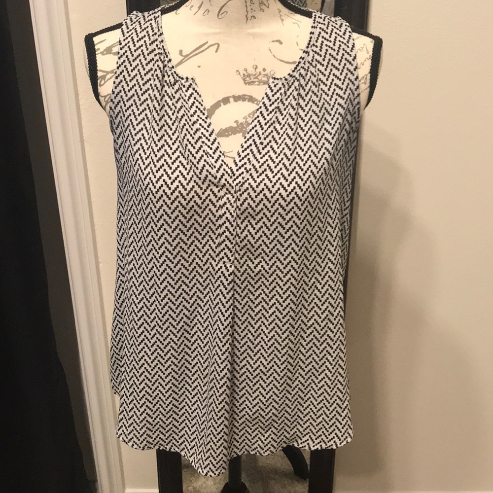 Chevron tank top blouse